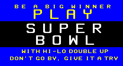 Super Bowl (Version 16.03B) Title Screen